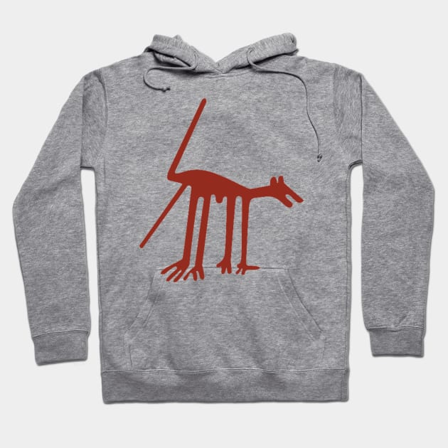 Nazca Lines - Jaguar/Dog Hoodie by The Convergence Enigma